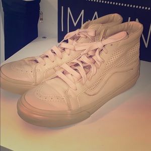 Vans SK8-Hi Amberlight/Pink Leather